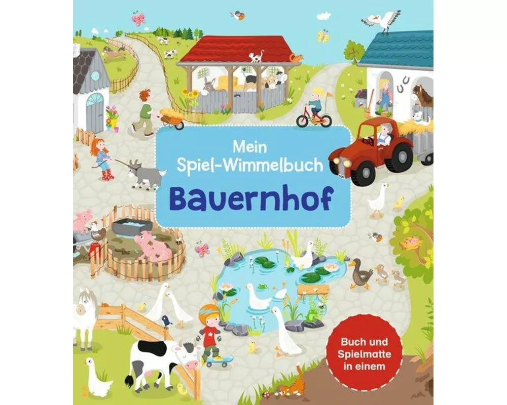 Mein Spiel-Wimmelbuch: Bauernhof
