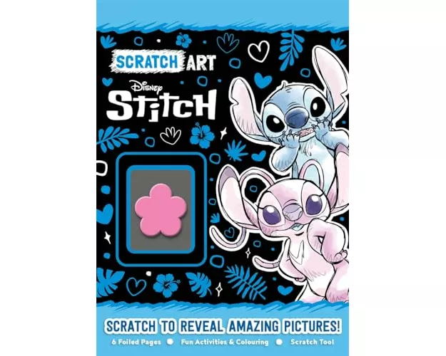 Disney Stitch: Scratch Art