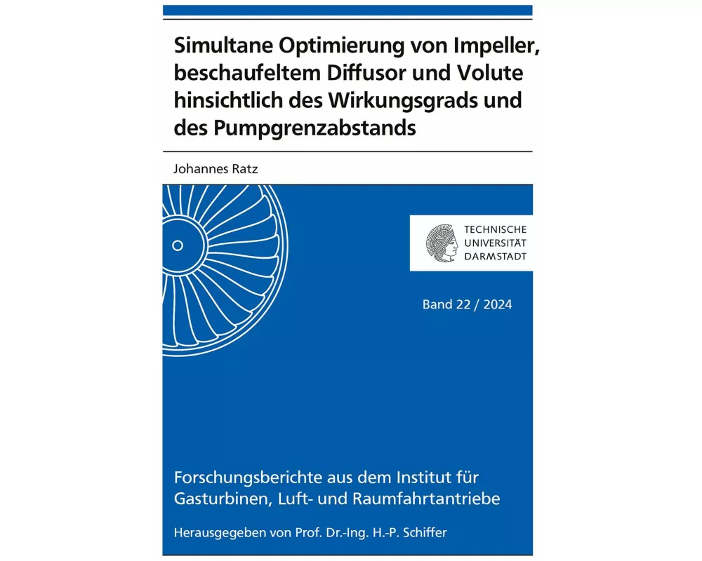 Simultane Optimierung von Impeller, beschaufeltem Diffusor und Volute hinsichtlich des Wirkungsgrads und des Pumpgrenzabstands