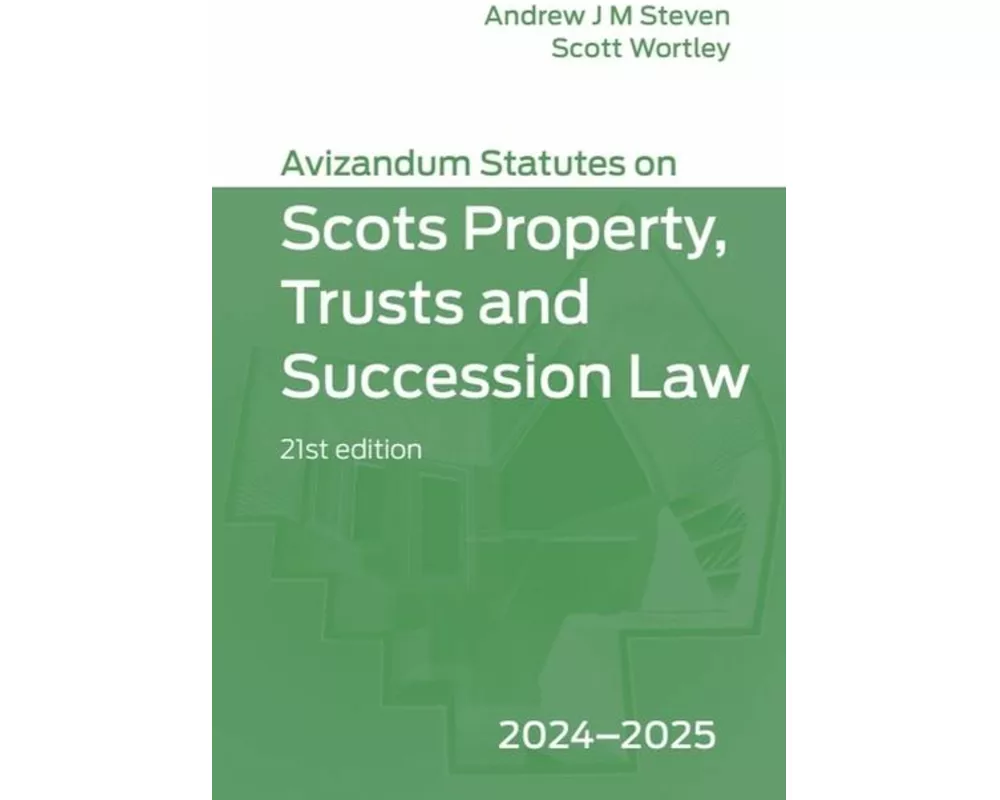 Avizandum Statutes on Scots Property, Trusts and Succession Law
