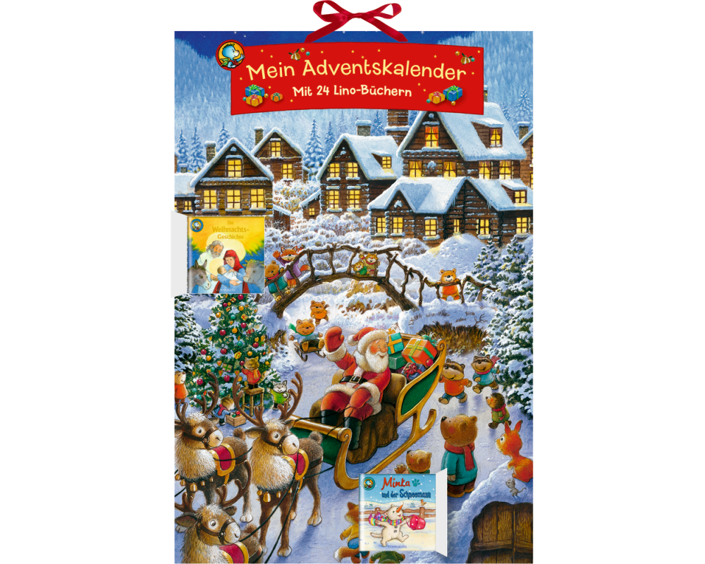 COPPENRATH Wand-Buch-Adventskalender 64013 Mein Adventskalender mit 24 L