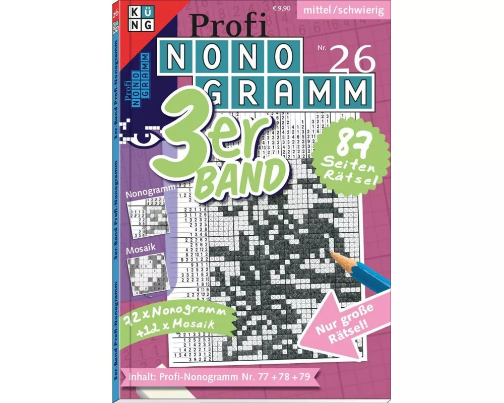 Profi-Nonogramm 3er-Band Nr. 26