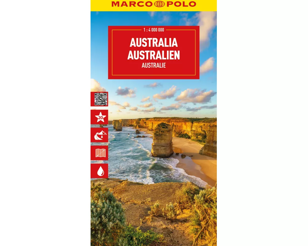 MARCO POLO Reisekarte Australien 1:4 Mio