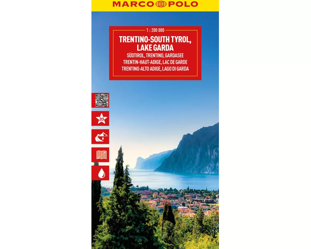 MARCO POLO Reisekarte Italien 03 Südtirol, Trentino, Gardasee 1:200.000