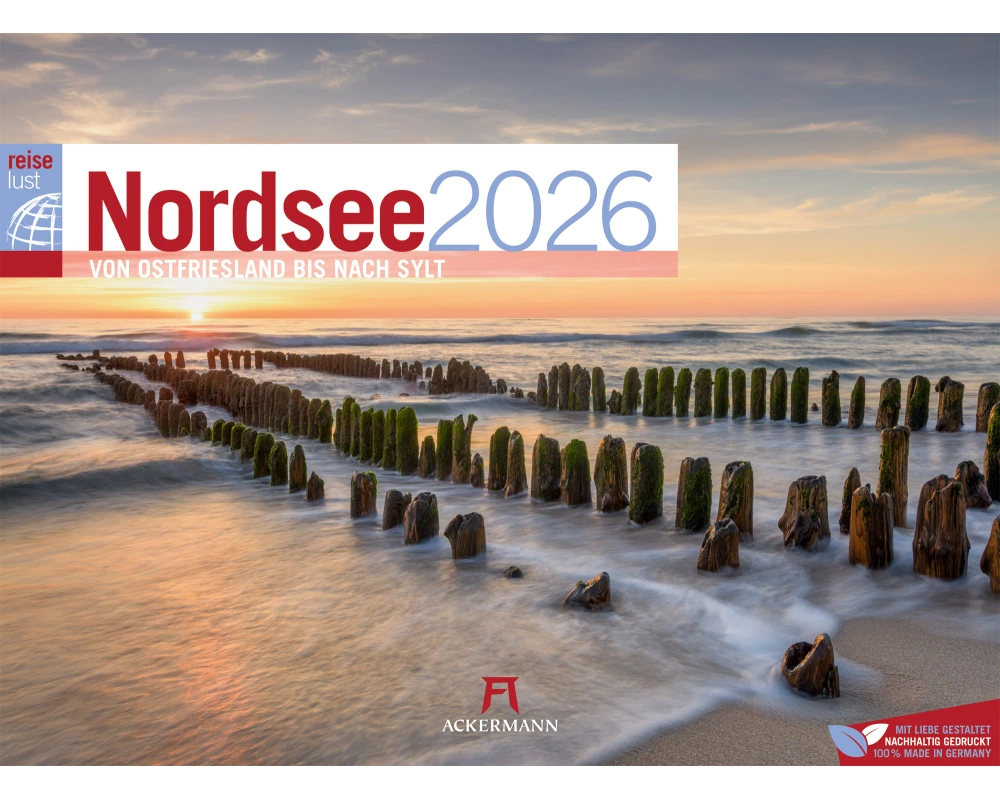 Nordsee ReiseLust Kalender 2026 | von Ostfriesland bis nach Sylt