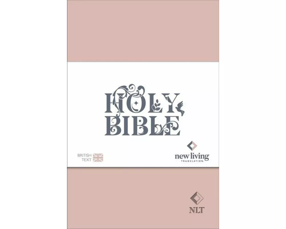NLT Holy Bible, Pink Flexiback, Leather-Feel, Debossed Detailing, British Text, NLT New Living Translation, Flexiback, Standard size