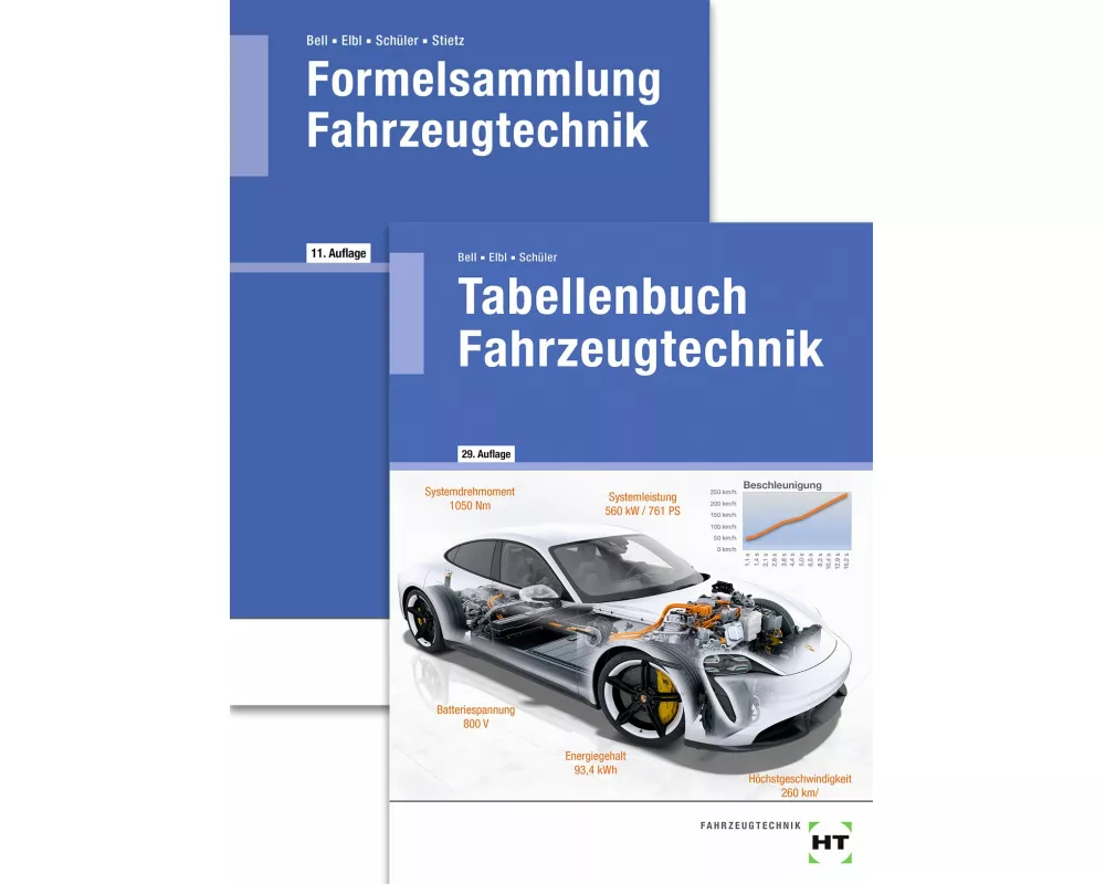 Paketangebot Tabellenbuch Fahrzeugtechnik und Formelsammlung Fahrzeugtechnik
