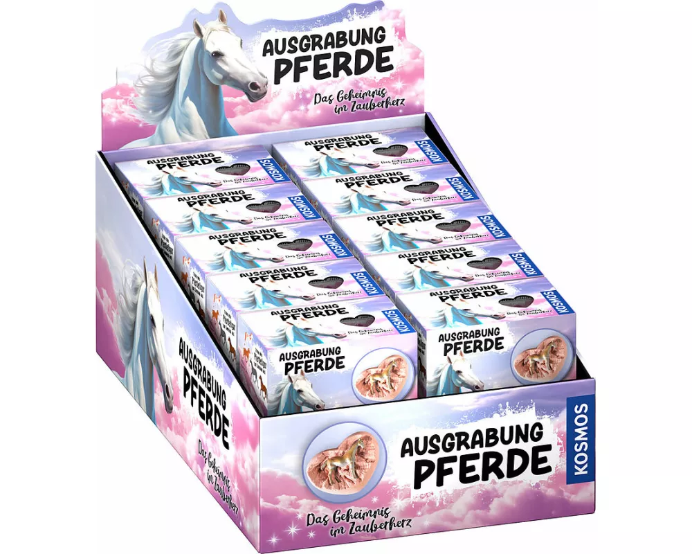 Ausgrabung Pferde (20 Ex. im Display)
