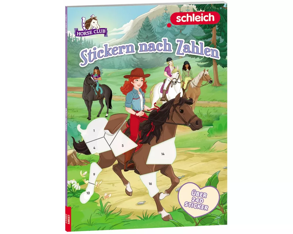SCHLEICH Horse Club™ – Stickern nach Zahlen