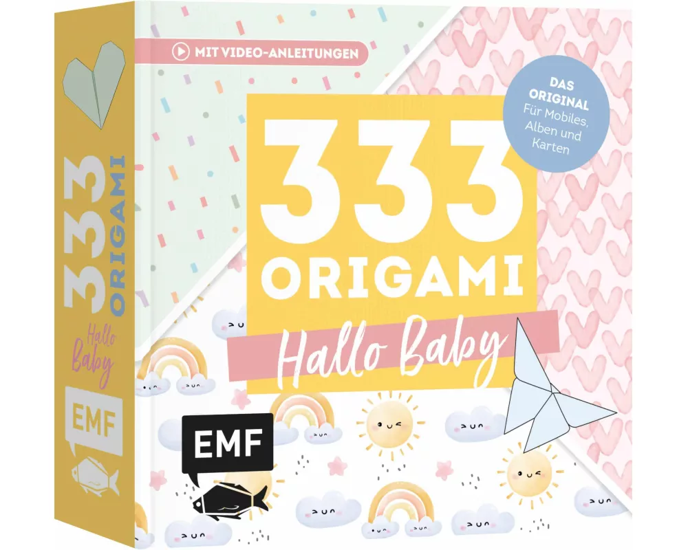 333 Origami – Hallo Baby – Niedliche Papiere zum Basteln von Mobiles, Alben, Karten