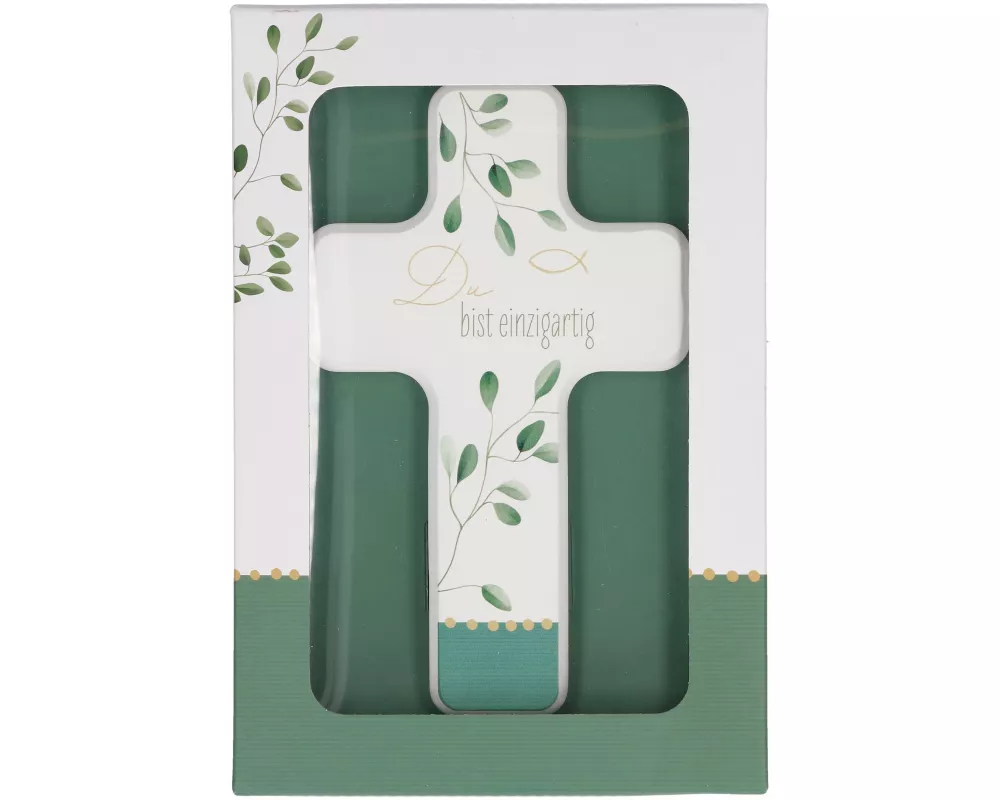 Du bist einzigartig. Holzkreuz