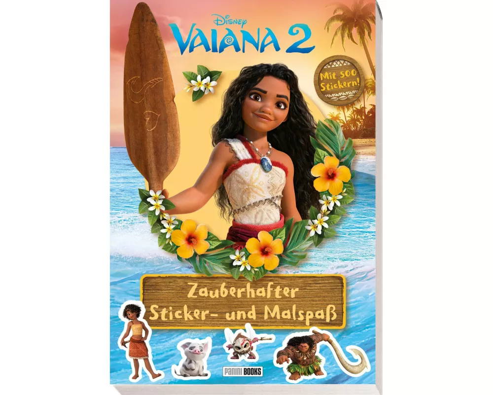 Disney Vaiana 2: Zauberhafter Sticker- und Malspaß