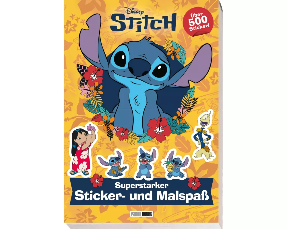 Disney Stitch: Superstarker Sticker- und Malspaß