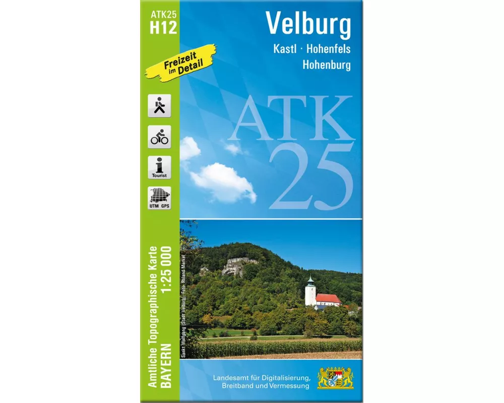 ATK25-H12 Velburg (Amtliche Topographische Karte 1:25000)