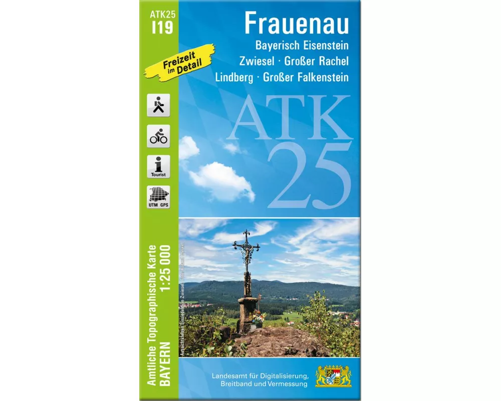 ATK25-I19 Frauenau (Amtliche Topographische Karte 1:25000)