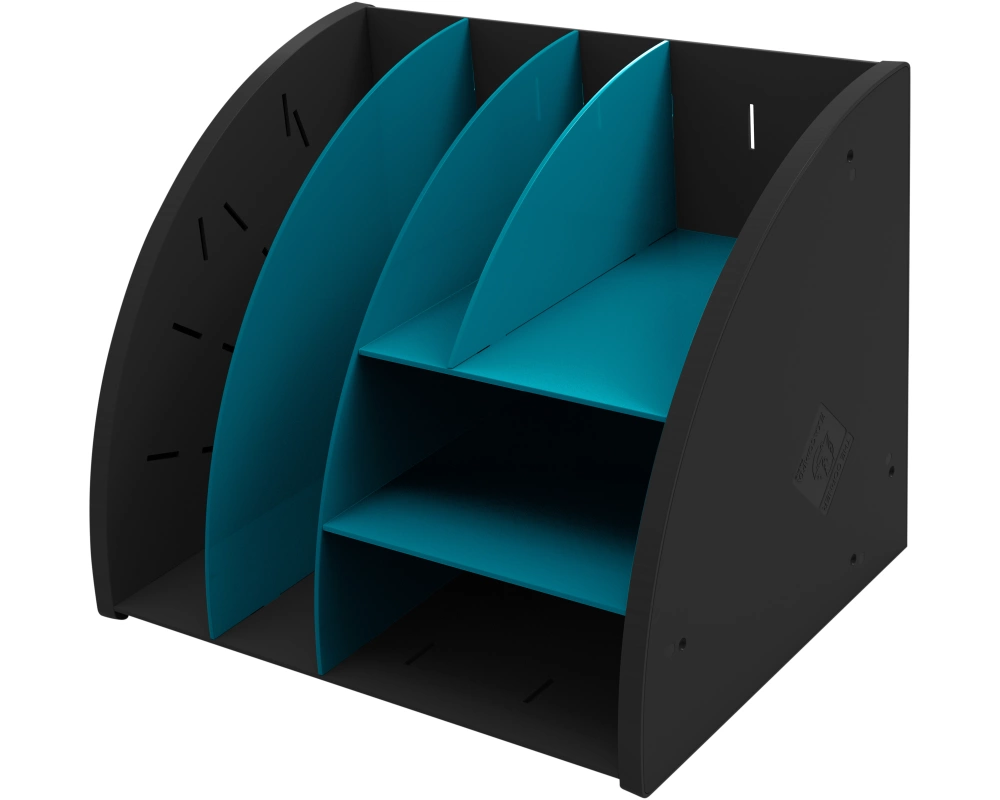 EXACOMPTA Desktop Organizer NEO DECO 394505D schwarz/blaugrün