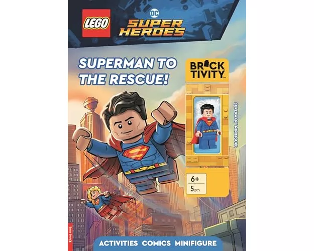 LEGO DC Super Heroes: Superman to the Rescue Activity Book (with Superman™ minifigure)