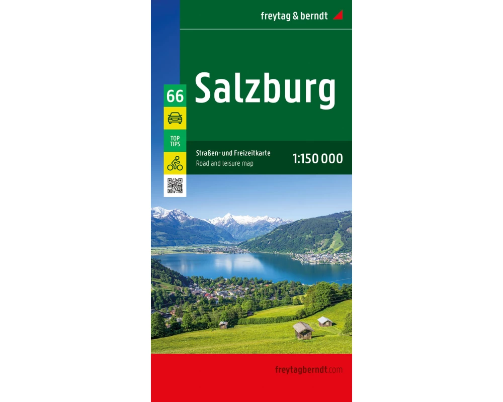 Salzburg, Straßen- und Freizeitkarte 1:150.000, freytag & berndt