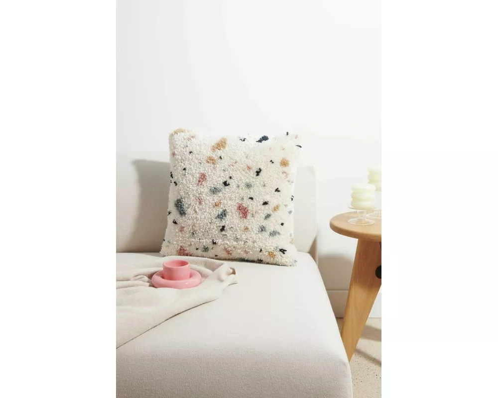 Rico Hooki Hooki, Knüpfset, Kissen Terrazzo, 40x40cm