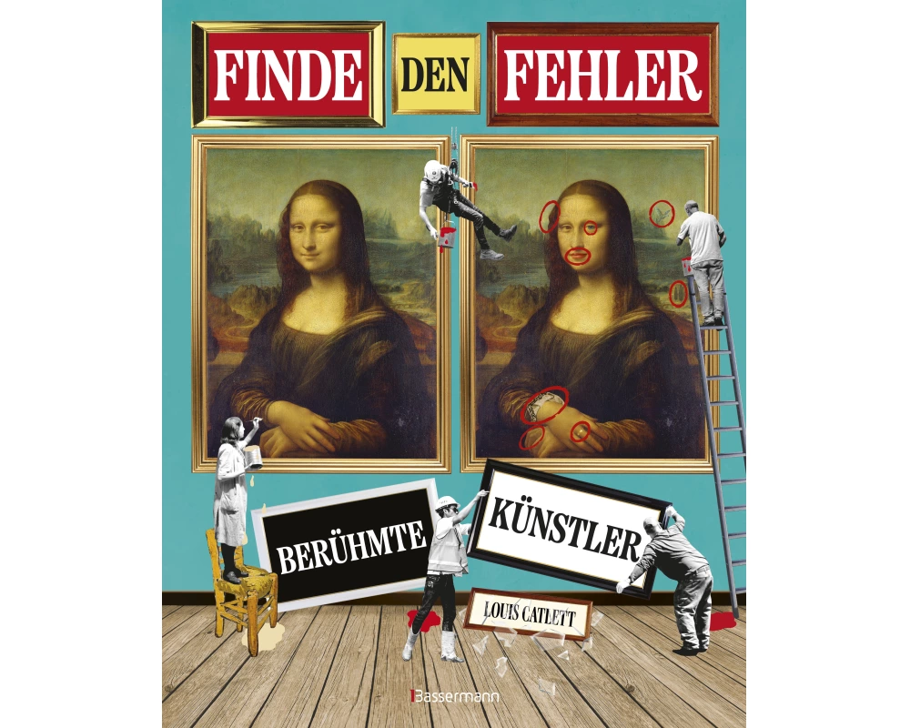 Finde den Fehler - Berühmte Künstler - Bilderrätsel mit 30 weltbekannten Gemälden