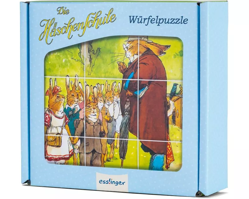 Die Häschenschule: Würfelpuzzle