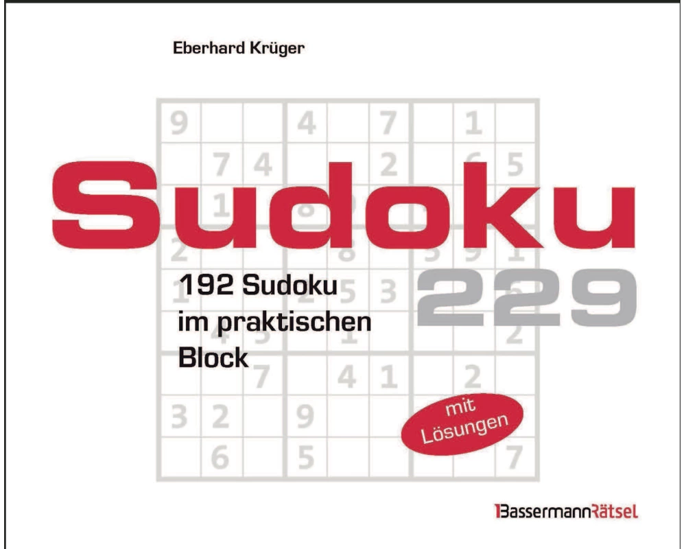 Sudokublock 229 (5 Exemplare à 2,99 €)