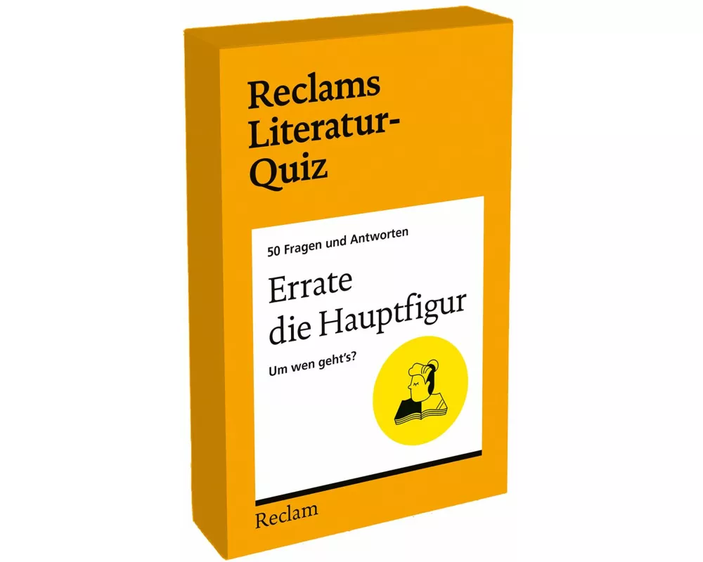 Errate die Hauptfigur. Um wen geht’s? 50 Fragen und Antworten für Büchermenschen