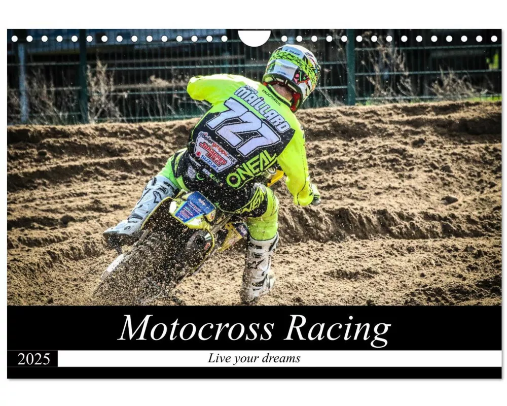 Motocross Racing 2025 (Wandkalender 2025 DIN A4 quer), CALVENDO Monatskalender