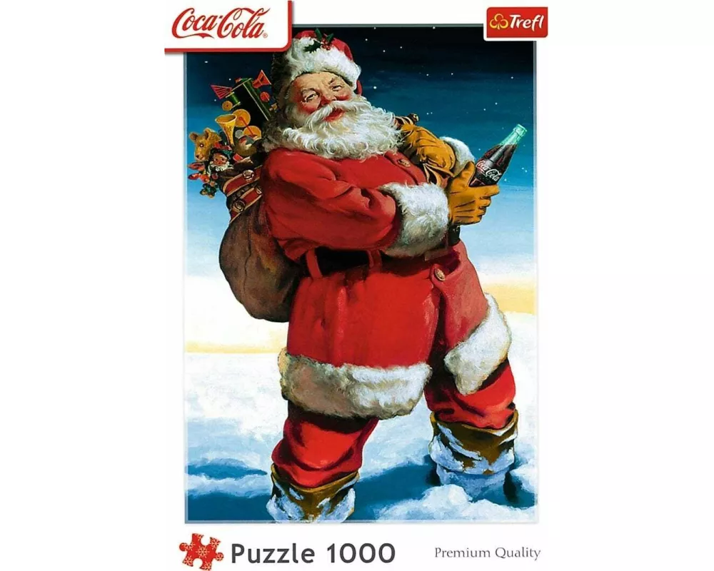 Puzzle 1000 - Santa Claus mit Coca Cola