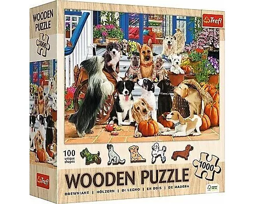 Holz Puzzle 1000 - Hunde