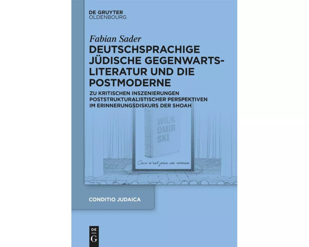 Deutschsprachige jüdische Gegenwartsliteratur und die Postmoderne