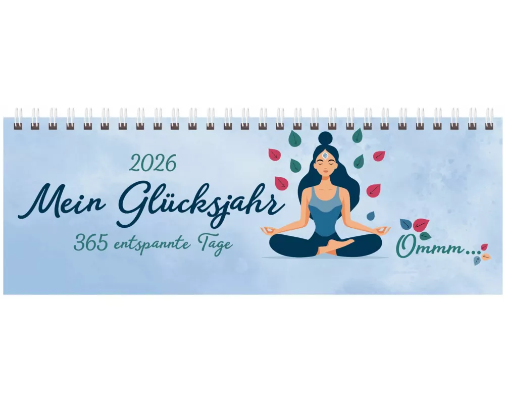 Tischquerkalender Mein Glücksjahr 2026