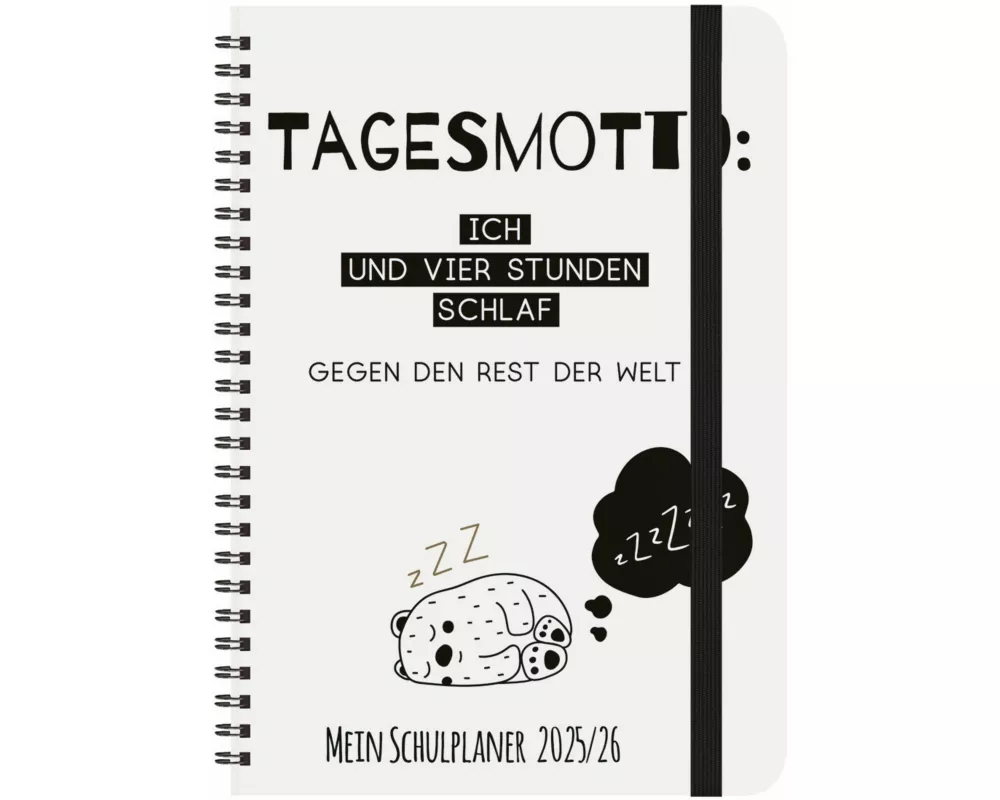 Schülerkalender Schlaf 2025/2026