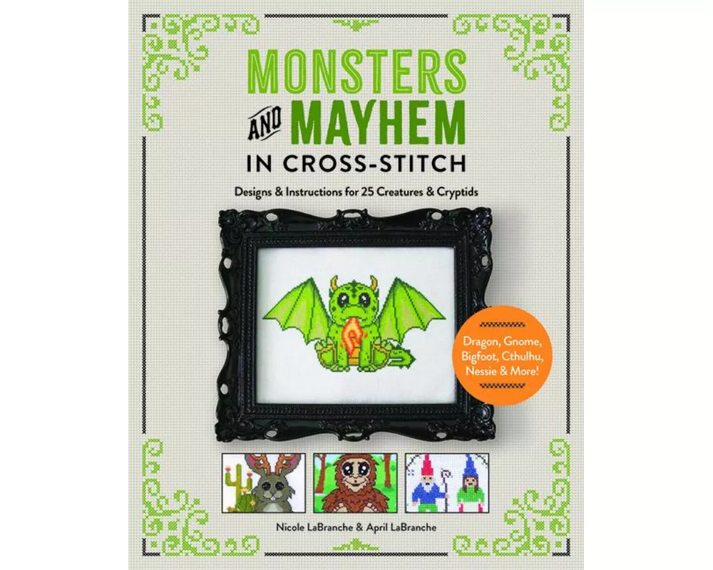 Monsters and Mayhem in Cross-Stitch