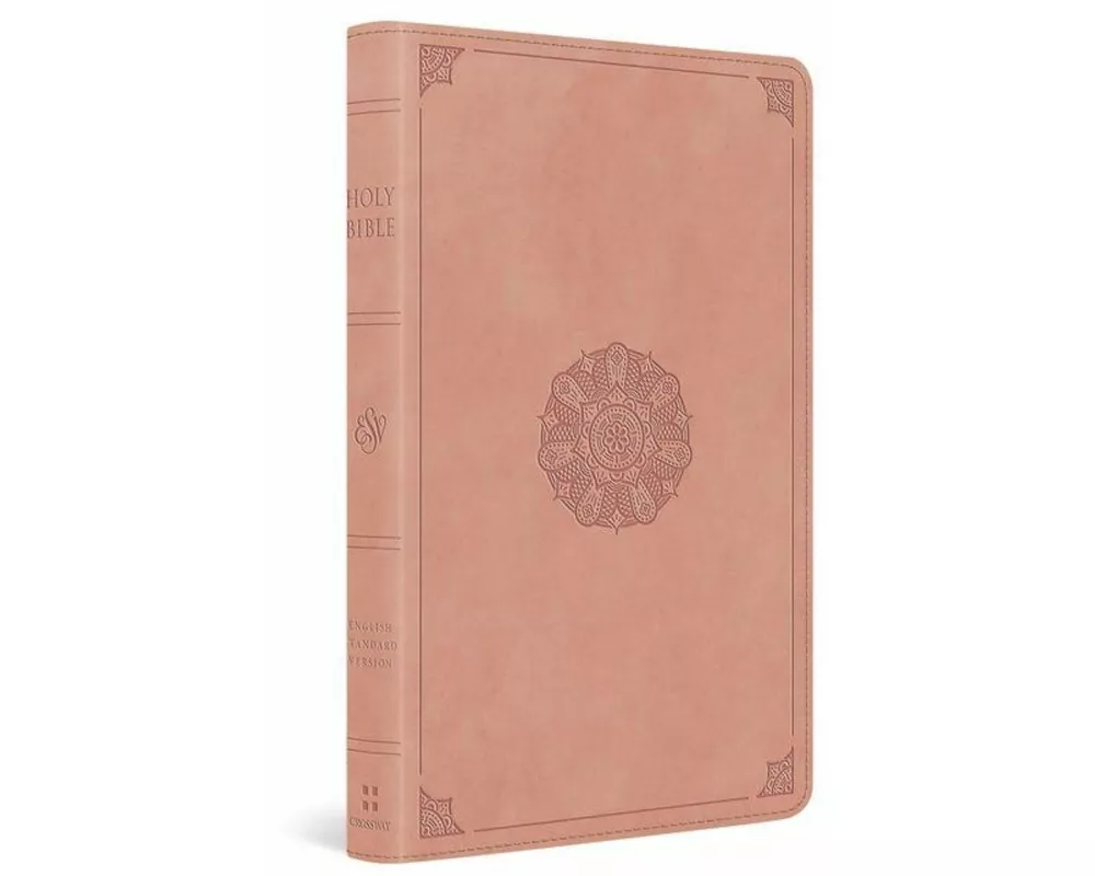 ESV Thinline Bible (Trutone, Blush Rose, Emblem Design)