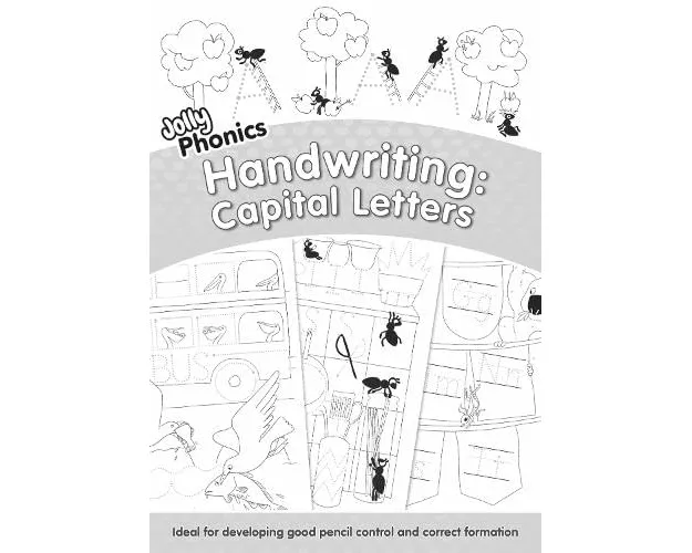 Jolly Phonics Capital Letters Handwriting Book