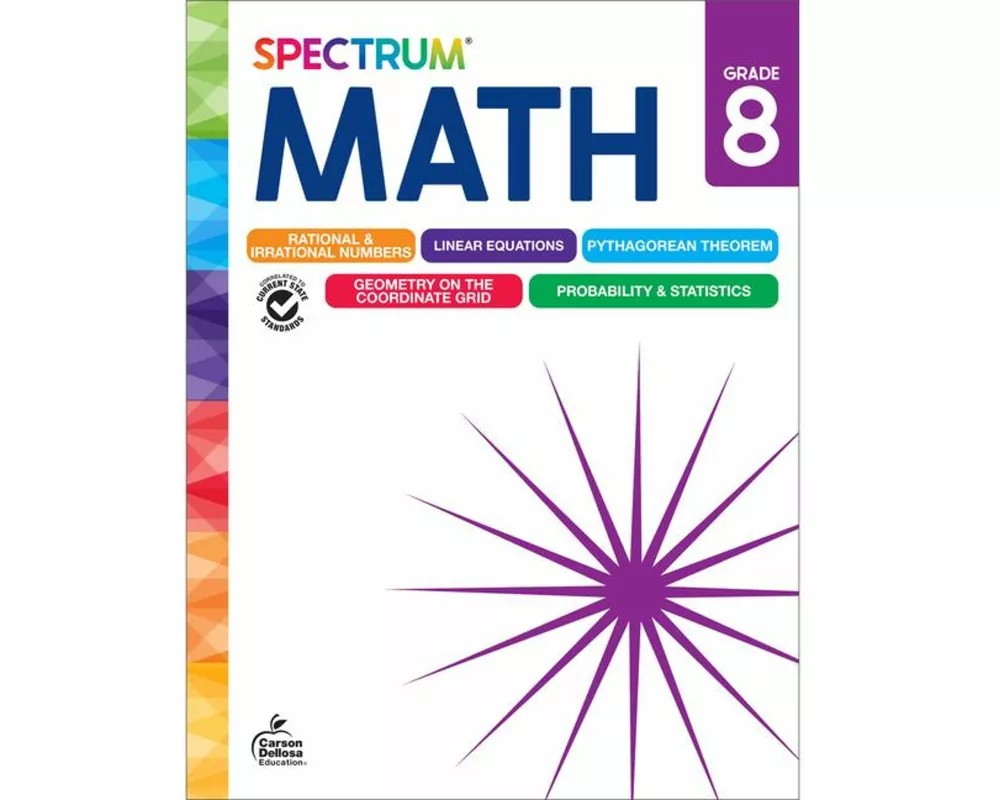 Spectrum Math Workbook Grade 8