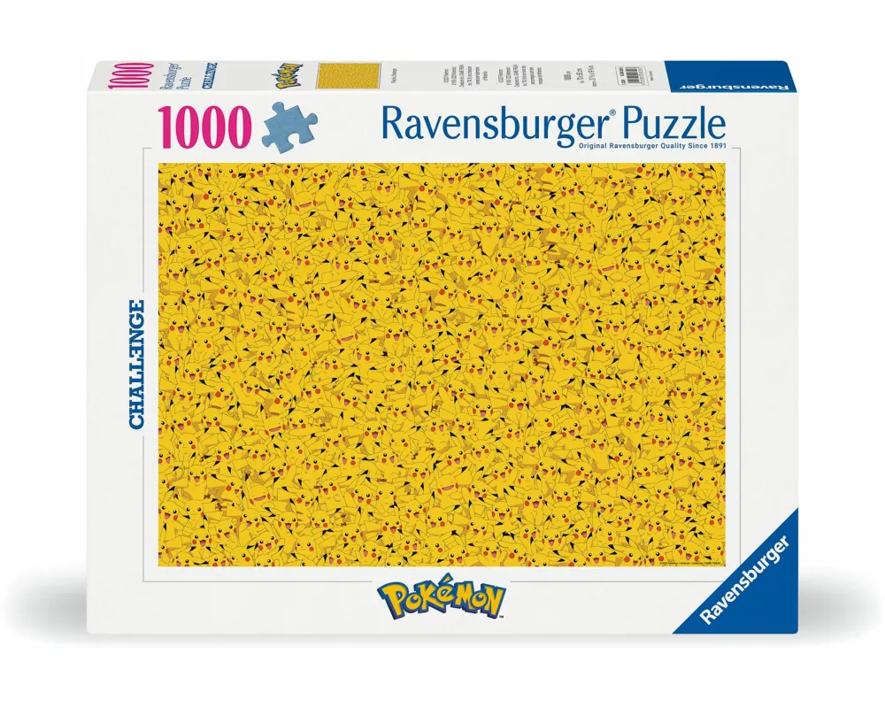 Erwachsenenpuzzle 1000 Teile - Pokémon - Pikachu Challenge