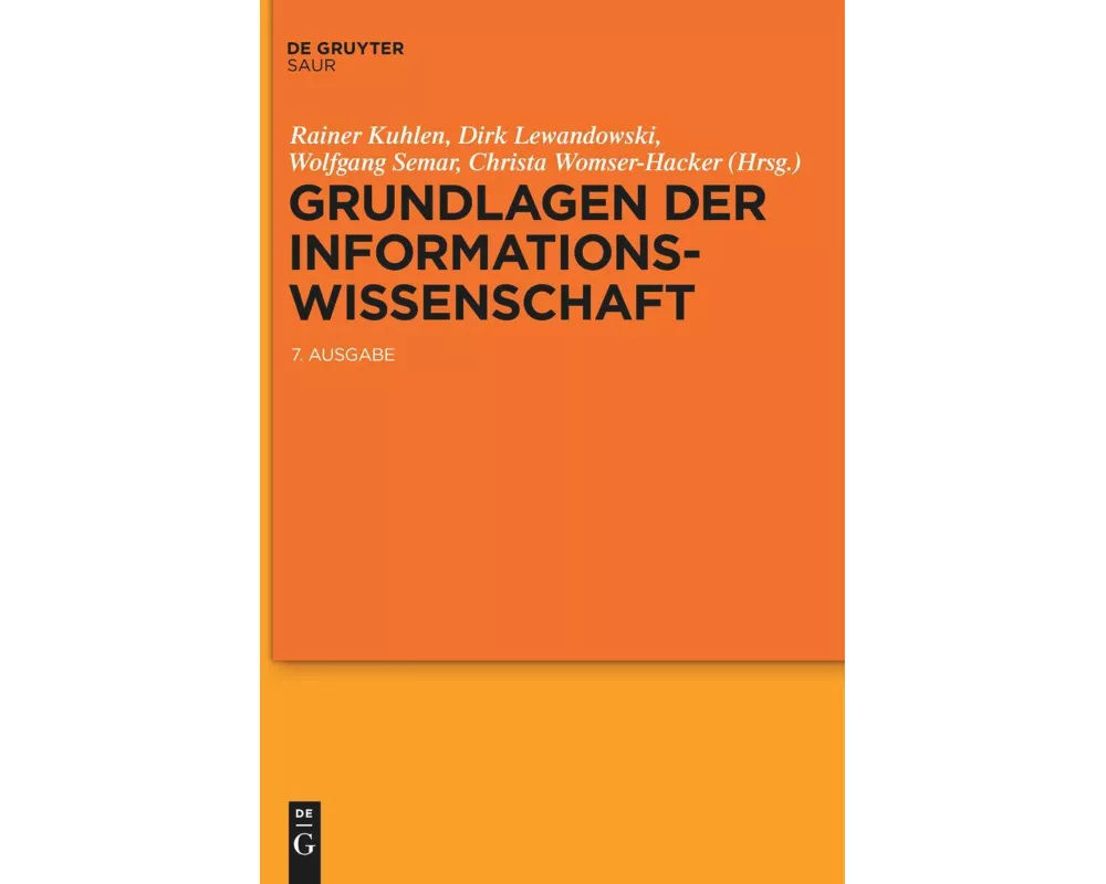 Grundlagen der Informationswissenschaft