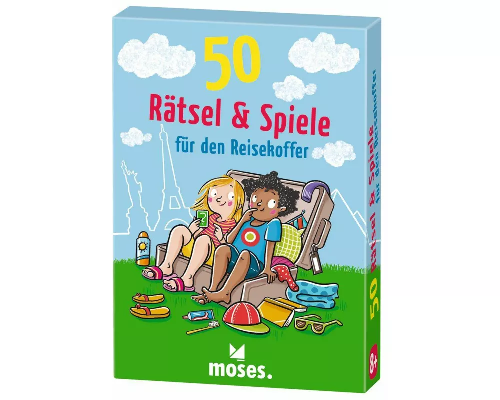 50 Rätsel & Spiele für den Reisekoffer