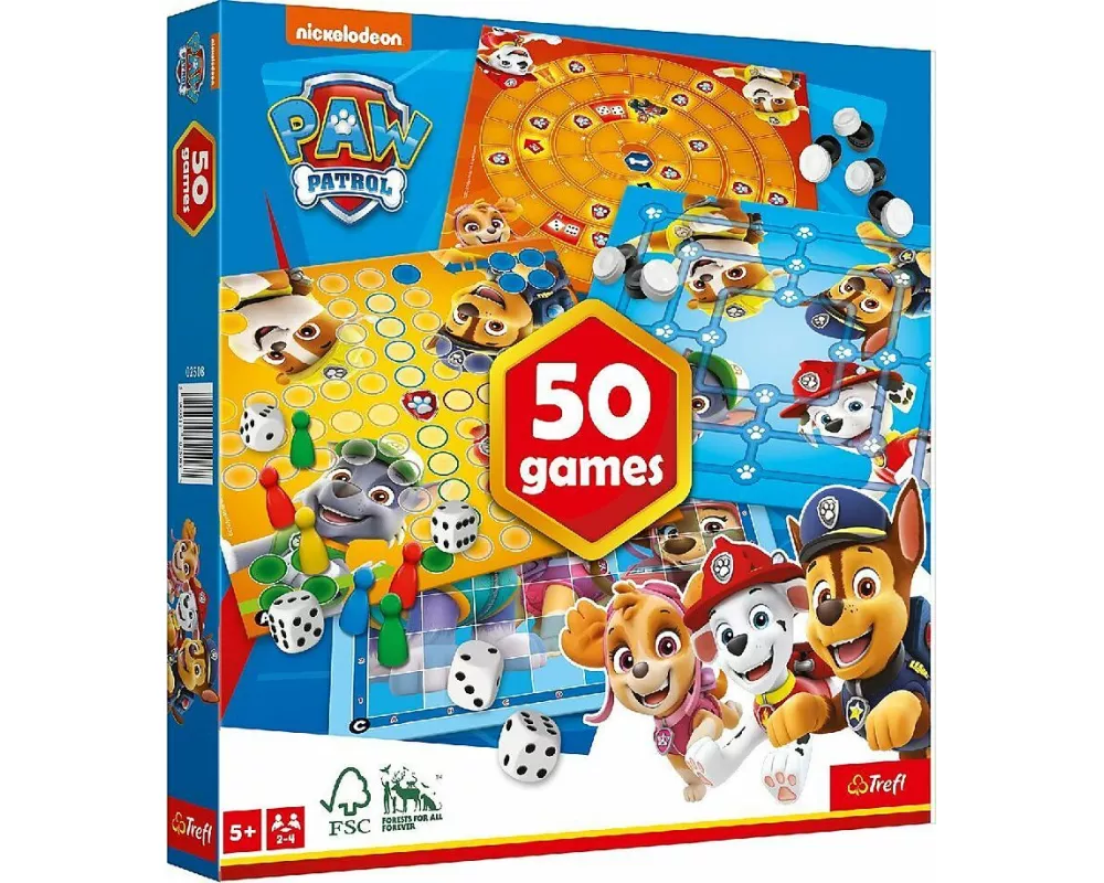 Spielesammlung 50 Spielmöglichkeiten Paw Patrol
