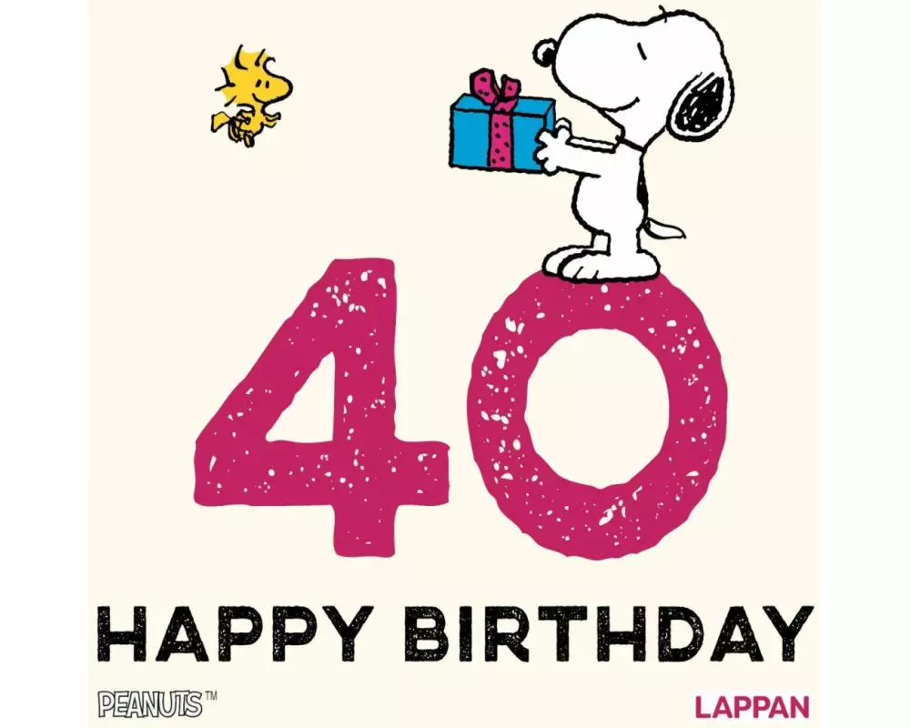 Peanuts Geschenkbuch: Happy Birthday zum 40. Geburtstag