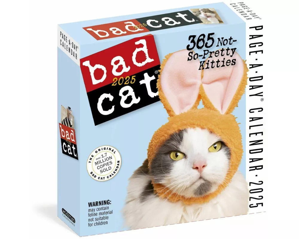 Bad Cat Page-A-Day Calendar 2025