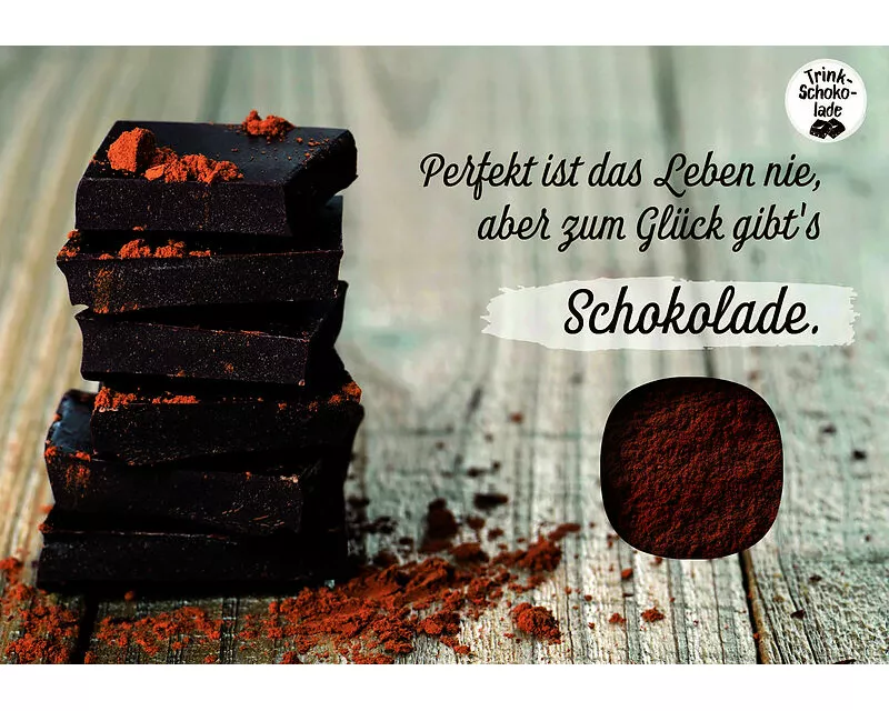 Perfekt ist das Leben nie, aber zum Glück gibt´s Schokolade