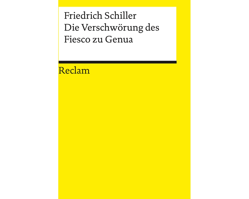 Die Verschwörung des Fiesco zu Genua