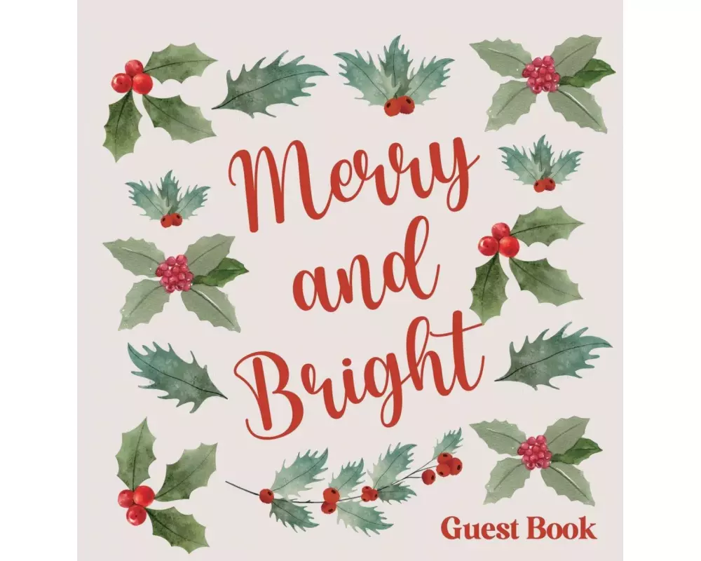 Christmas Guest Book (hardback)