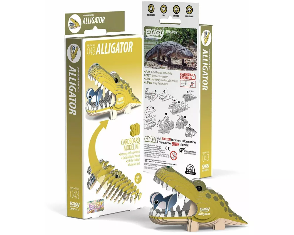 EUGY - 3D Bastelset Alligator