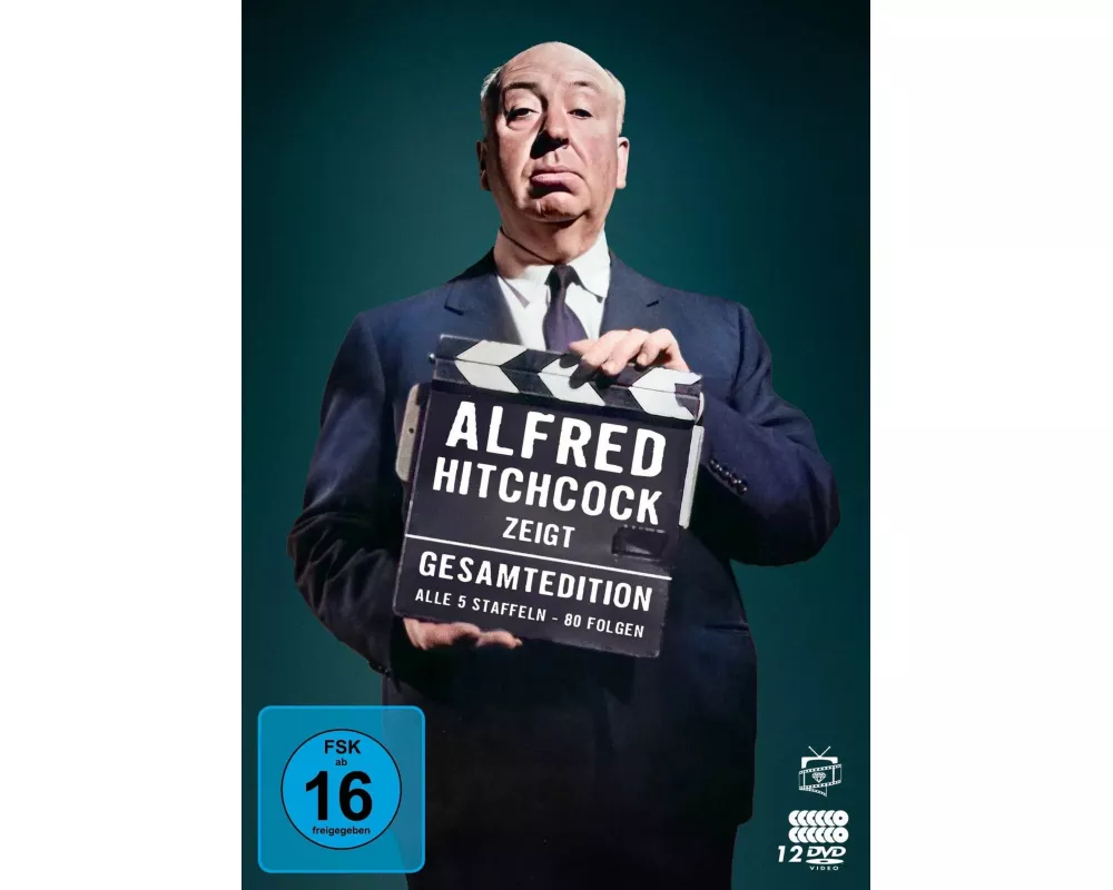 Alfred Hitchcock zeigt - Gesamtedition: Alle 5 Staffeln / 80 Folgen (Fernsehjuwelen) (12 DVDs)