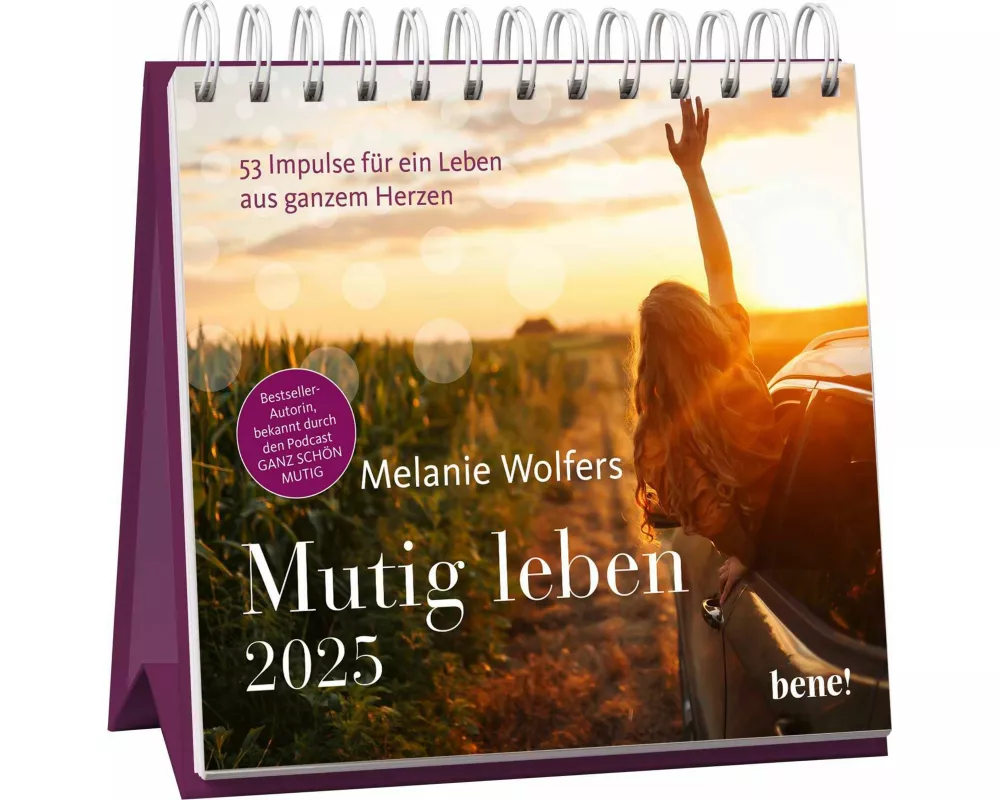 Wochenkalender 2025: Mutig leben