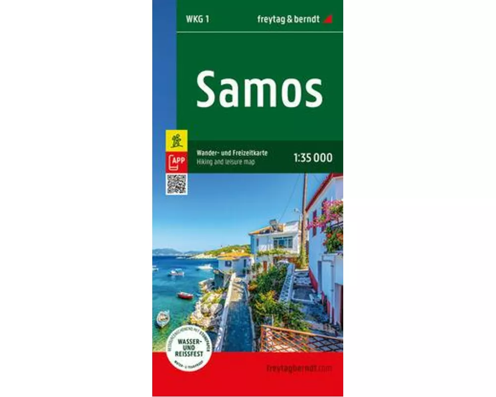 Samos, Wander- und Freizeitkarte 1:35.000, freytag & berndt